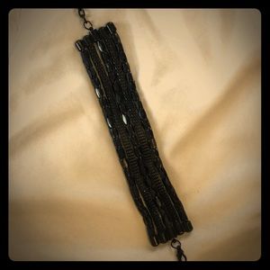 Black mesh bracelet